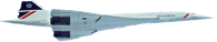 concorde in flight
