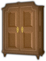 darker wood armoire