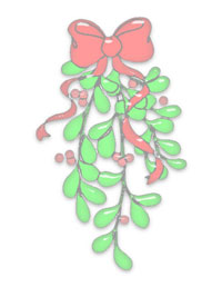 mistletoe background